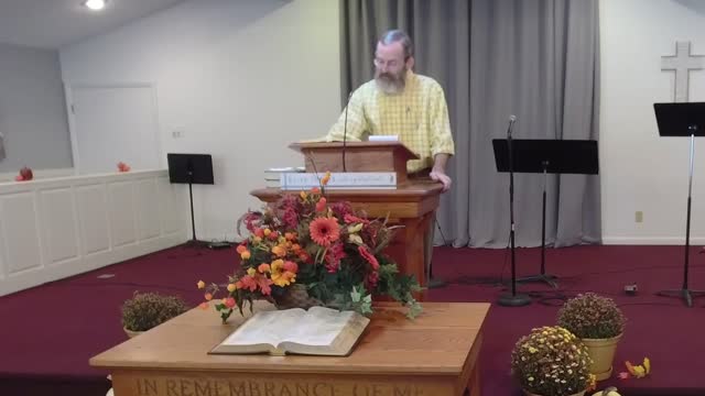 10-17-2021 - Clay Hall - sermon only - Sermon Title: In the Depths of National Disaster