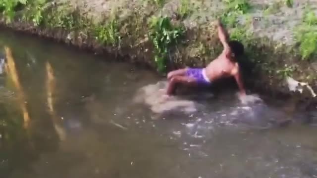 Ropeswing faceplant