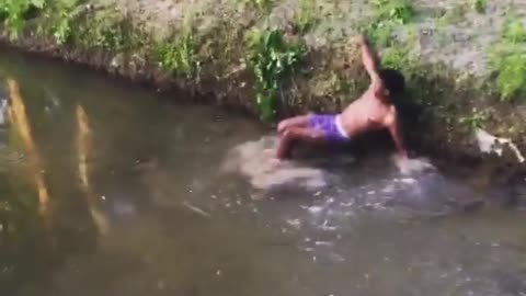 Ropeswing faceplant