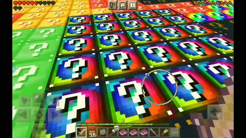Combination Lucky Block Flat World