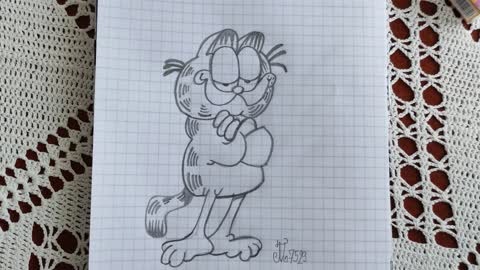 Garfield - drawing