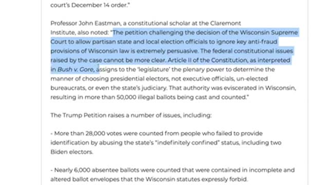 Trump Takes Wisconsin to the Supreme Court!