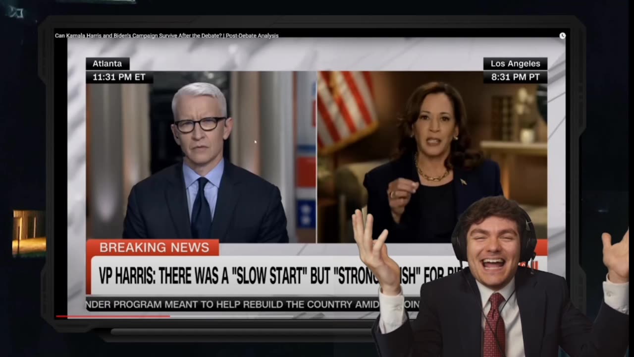 Kamala Harris is kind of bad 🤣 Hillary Clinton can get it too - Nick Fuentes
