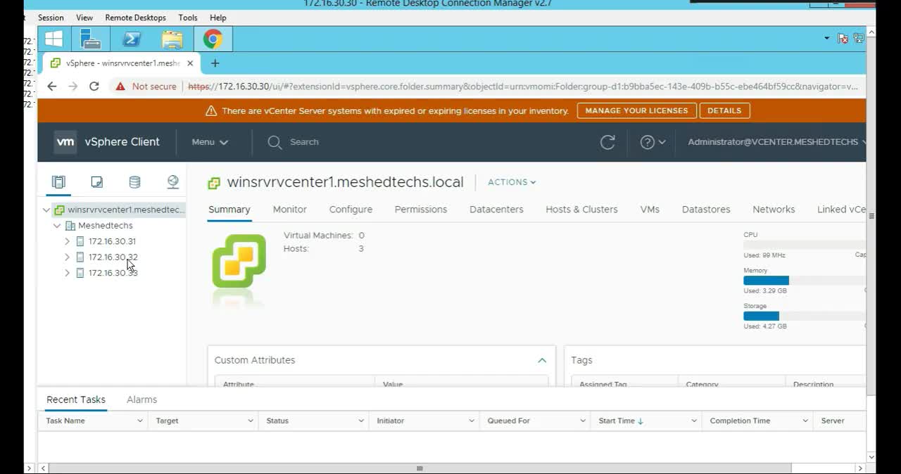 How to setup a LUN with Open Filer and add to VMware ESXI hosts. #getajobinit