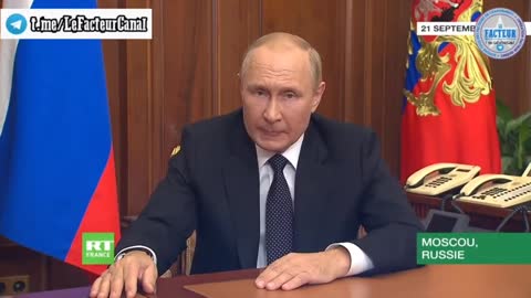Discours de Vladimir Putin du 21092022 (français)