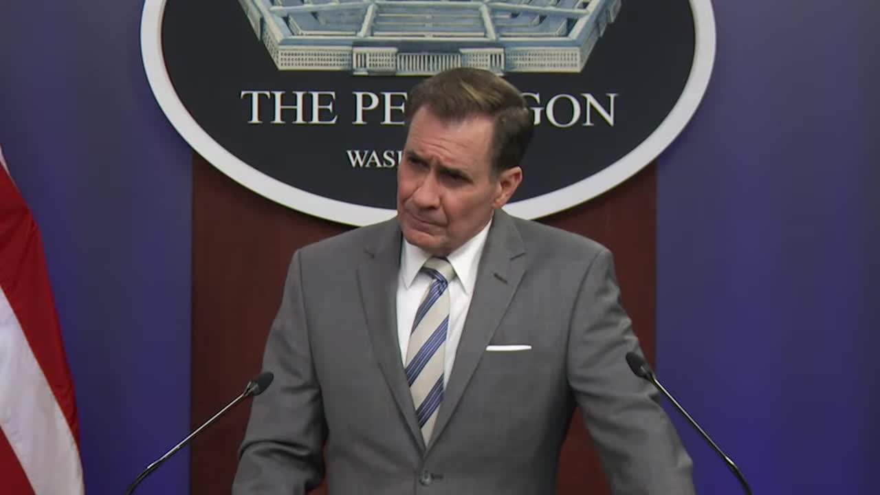 Pentagon holds briefing as Ukraine prepares for potential Russian attacks in the East | full video