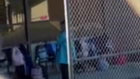 A 9 year old girl was locked outside in the cold for not wearing a mask.