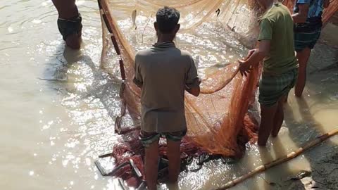 FISHING IN POND