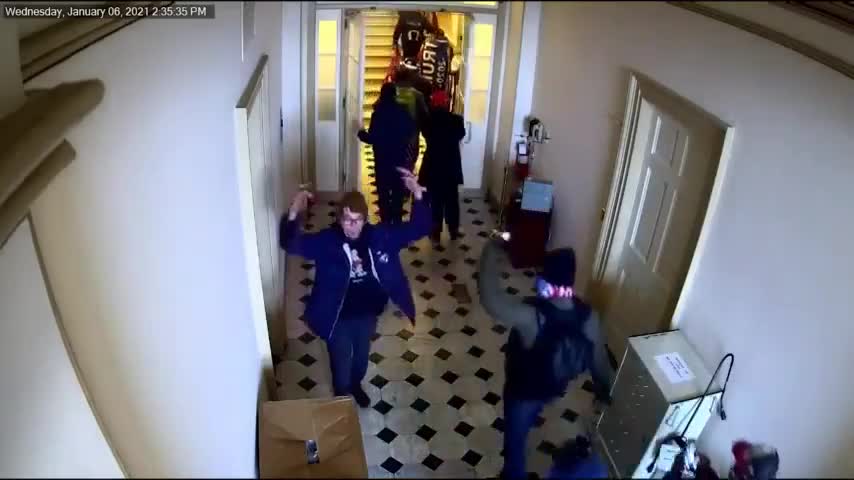 January 6th Insurrection from Capitol Security Camera Footage