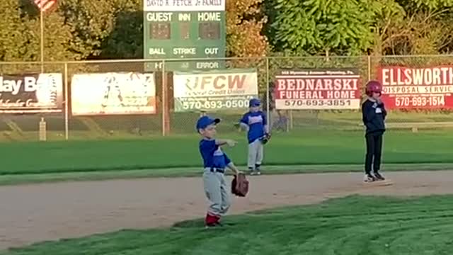 Kid dances his way from T-Ball to Coach Pitch