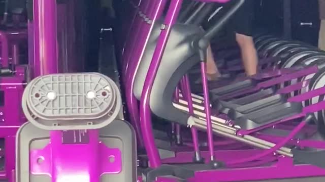 Man Working Out in Planet Fitness During Minneapolis Riot