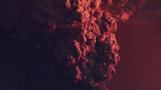 The volcano woke, volcano, volcano eruption, volcanic eruption, natural disaster, space, #shorts