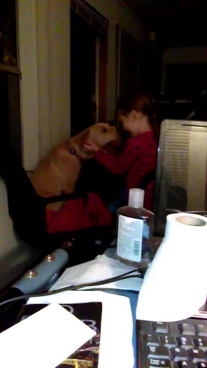 Elsa loving on Alexis