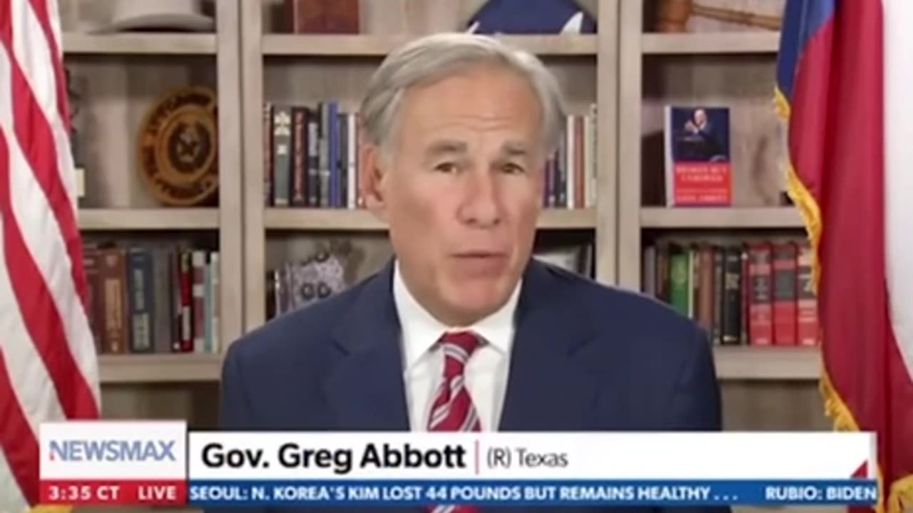 Greg Abbott on the Texas-Mexico Border