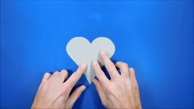 Draw And Cut Out A Piece Of Love Paper