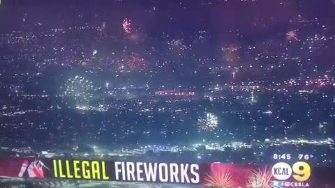 "Illegal" fireworks in LA