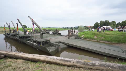 M3 Amphibious Rig driving into river Ferry ⛴️⛴️⛴️ Operation