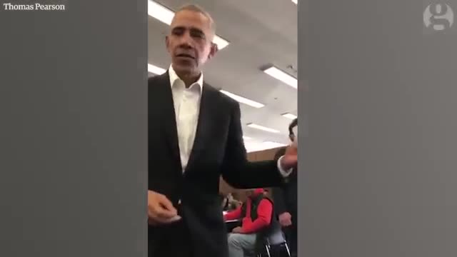 'Did you know I was coming' Barack Obama jokes with would-be jurors at Chicago c