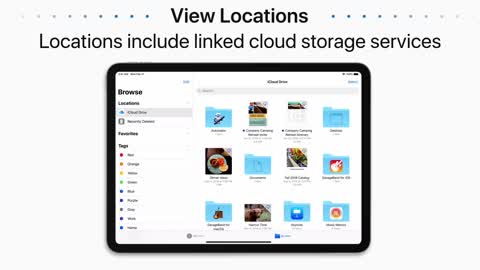 Get to know the Files app on your iPad