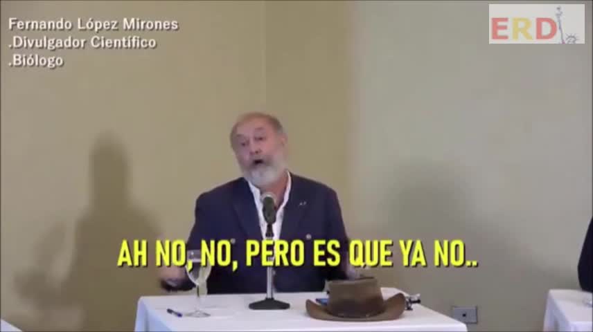 Fernando López Mirones. Biólogo. 'Es todo una inmensa mentira científica'