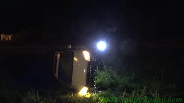 DRIVER FALLS ASLEEP, ROLLS CAR, LIVINGSTON TEXAS, 09/06/22...