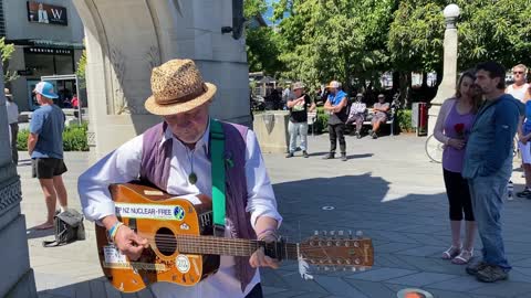 The Silent Vigil, Friday 28 January 2022, Bridge of Remembrance, Christchurch