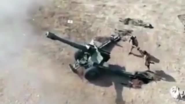 Howitzer Being Fired