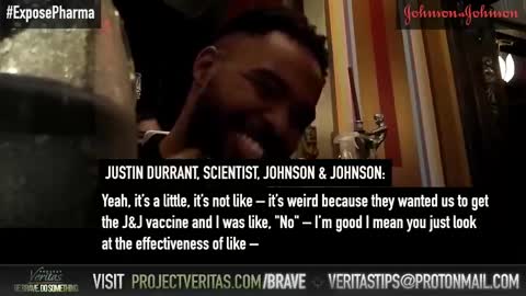 Project Veritas: J&J Officials validate the concerns on the vaccine Part1