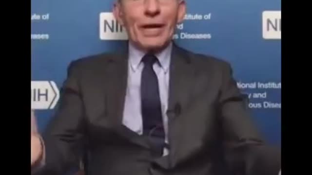 Fauci admitting that people are lab rats for this jab and that "it may make people worse"