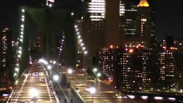 Brooklyn Bridge at Night_ NEW YORK CITY