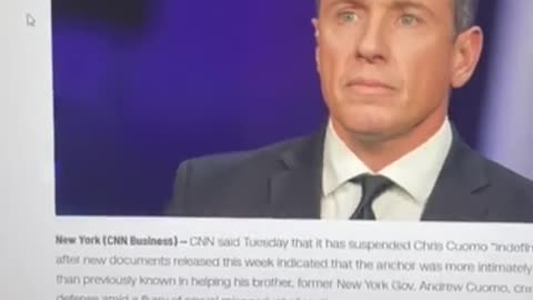 CNN Suspends Chris Cuomo Indefinitely