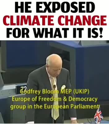 HE EXPOSE CLIMATE CHANGE FOR WHAT IT IS