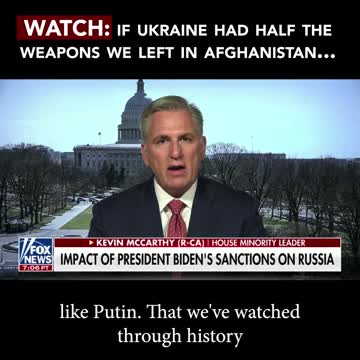 Kevin McCarthy: Ukraine President Zelenskyy Is a Modern-Day Winston Churchill