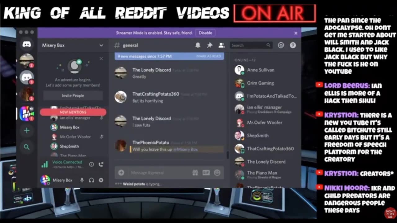 mOrBiD x Talks to Children in Discord About XXX Material