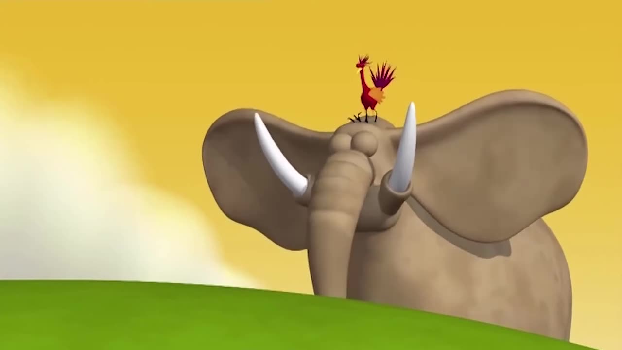 Zebra VS Elephant. Jungle Stories, Cartoon World Official Channel