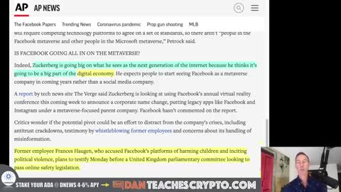 FACEBOOK JUST WENT ALL IN ON THE METAVERSE. WATCH THESE CRYPTO COINS!