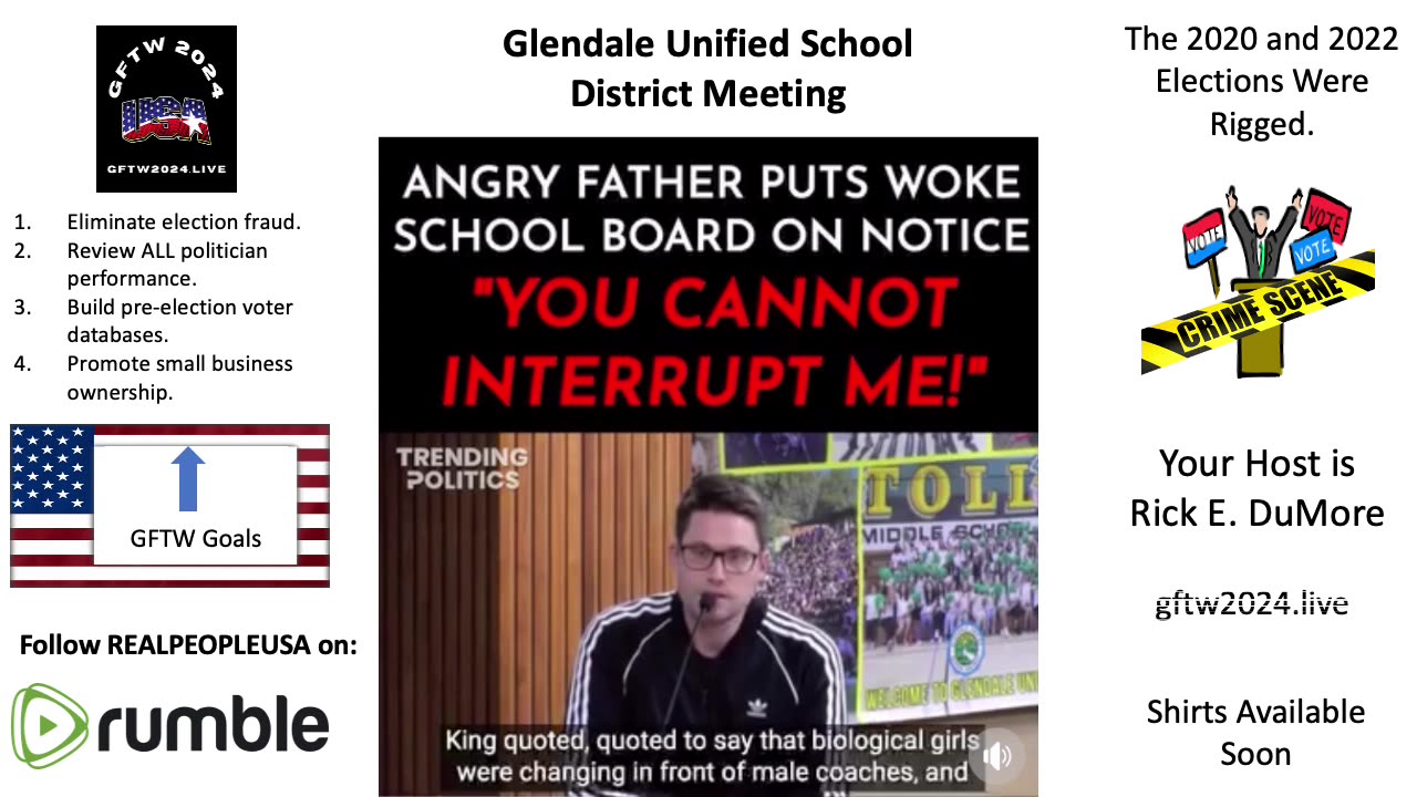 LA County: Glendale Unified School District Parent Controls School Board Meeting