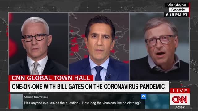 Bill Gates makes a prediction about when coronavirus cases will peak