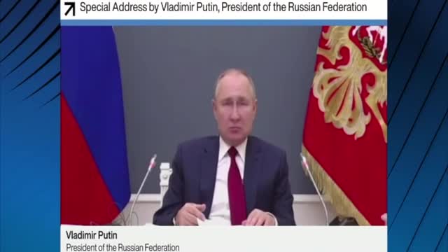 45 minutes video: Putins full address to the World Economic Forum in 2021.