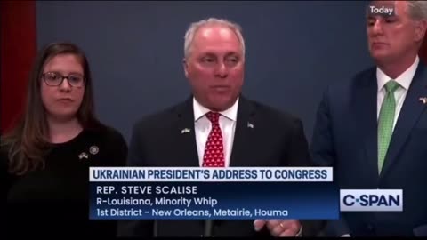 Steve Scalise Gushing over Zelenskyy & Ukraine