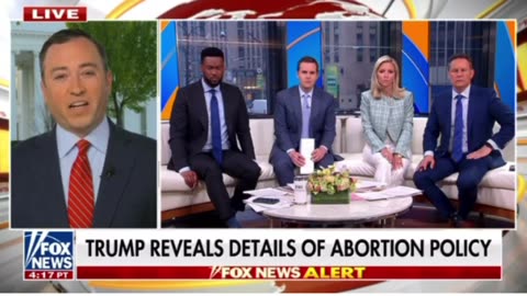 Trump speaks on abortion.