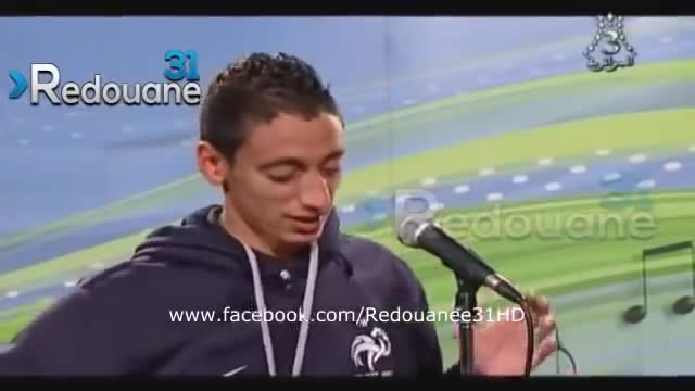 Funny Arab boy laughing during auditions