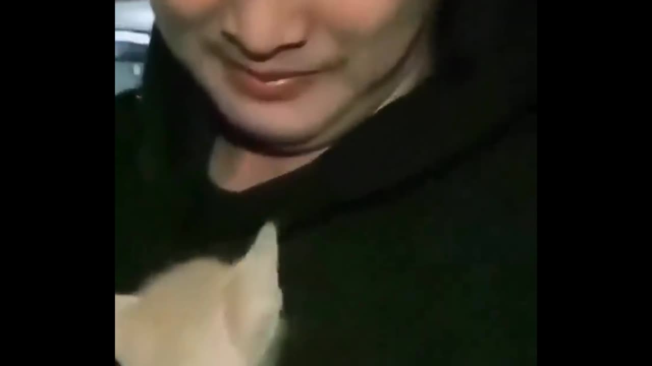 He didn't choose the cat, the cat chose him