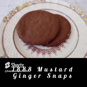 1888 Mustard Ginger Snaps