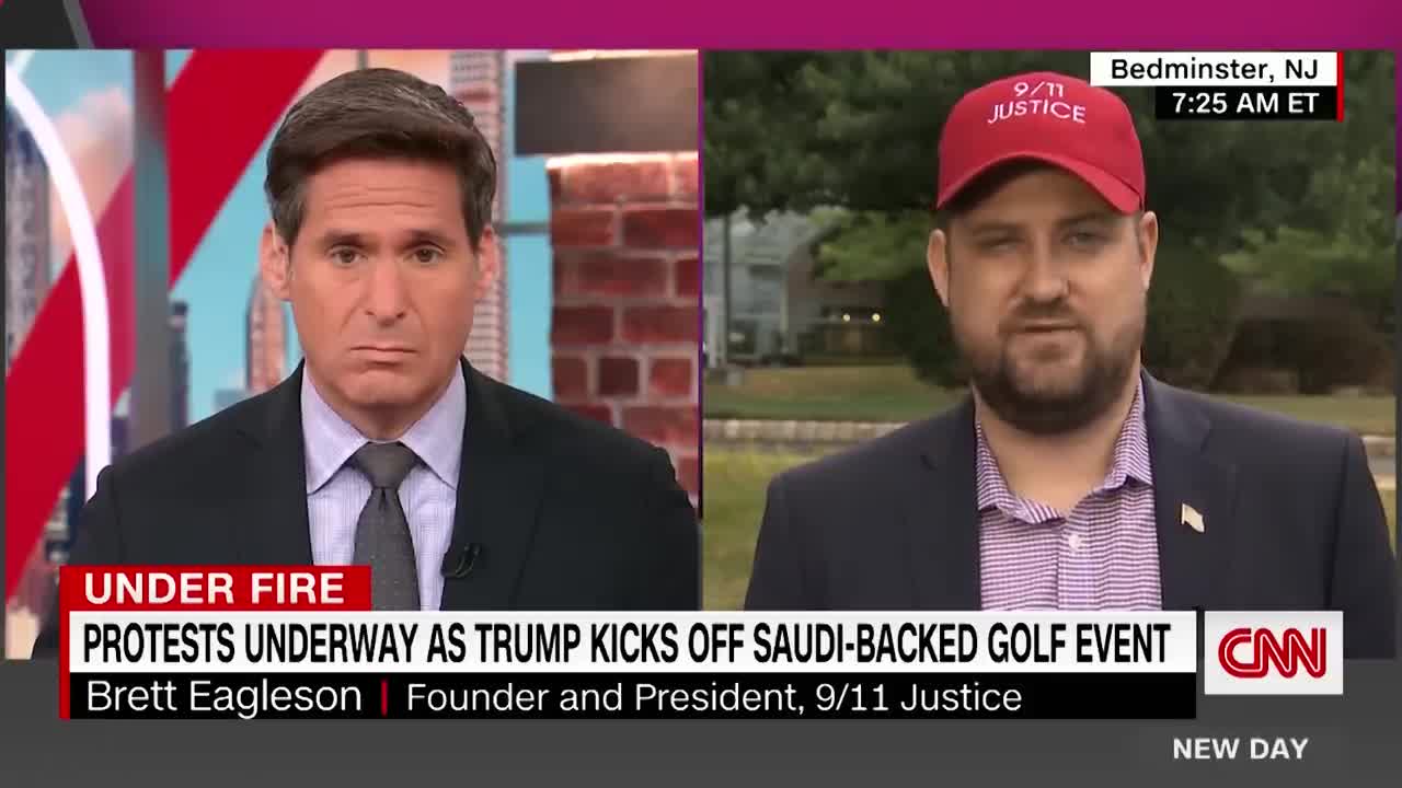 Son who lost father on 9/11 says Republicans are turning on Trump over golf event