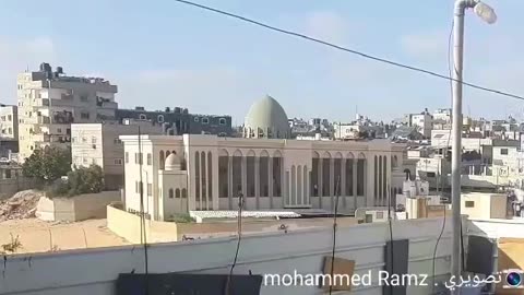 This mosque was used as lSlS Hamas Center and it was bombed!