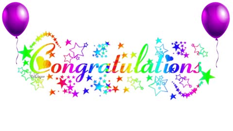 Congratulations