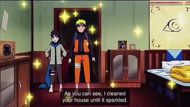 Naruto And Konohamaru.