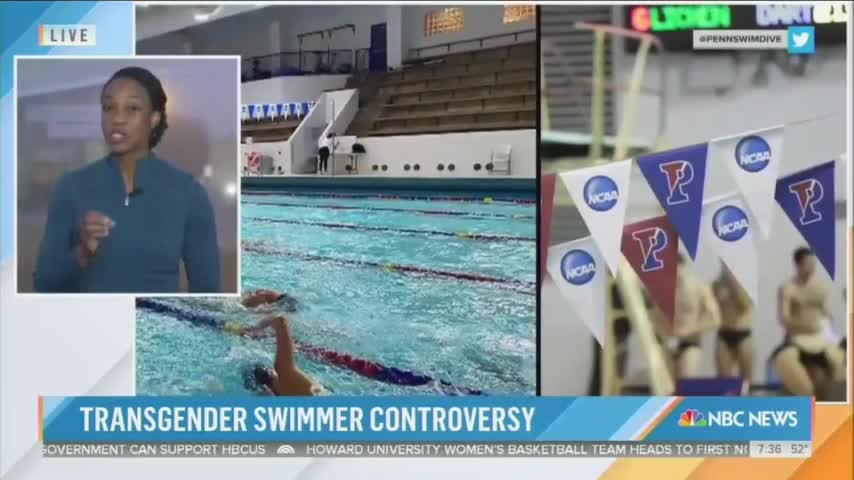 NBC News airbrushes photo of trans UPenn swimmer Lia Thomas