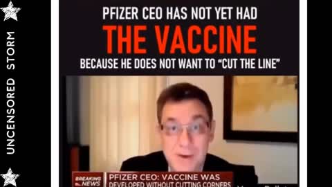 VAX: Pfizer CEO Has Not Taken Company's Own Vaccine